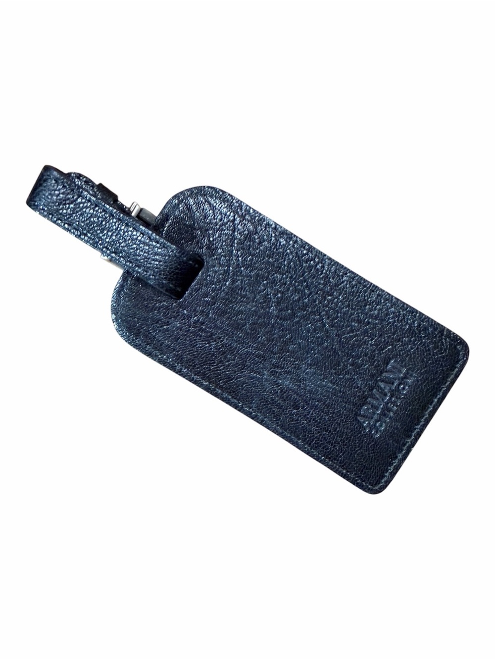 Armani Leather Luggage Tag
